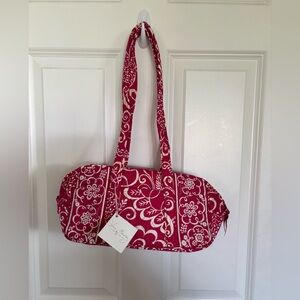 Vera Bradley Twirly Birds Pink Shoulder Hand Bag NWT Retired Feminine Floral